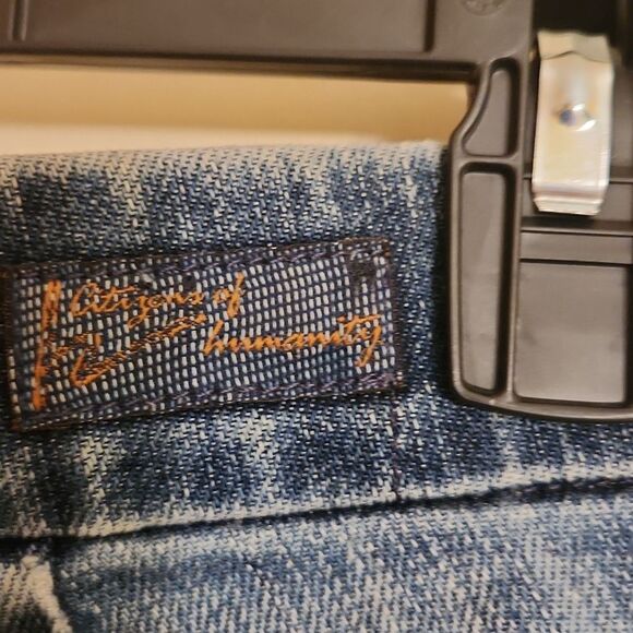 Citizens of Humanity "Faye #003" Low Waist Full Leg Jeans Size 28 US 6 - Picture 8 of 11